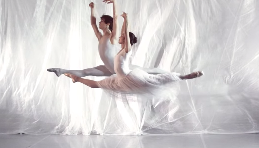 Ballet Dancers in Super Slow Motion